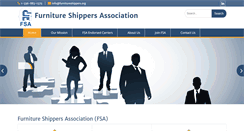 Desktop Screenshot of furnitureshippers.org