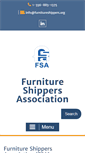 Mobile Screenshot of furnitureshippers.org